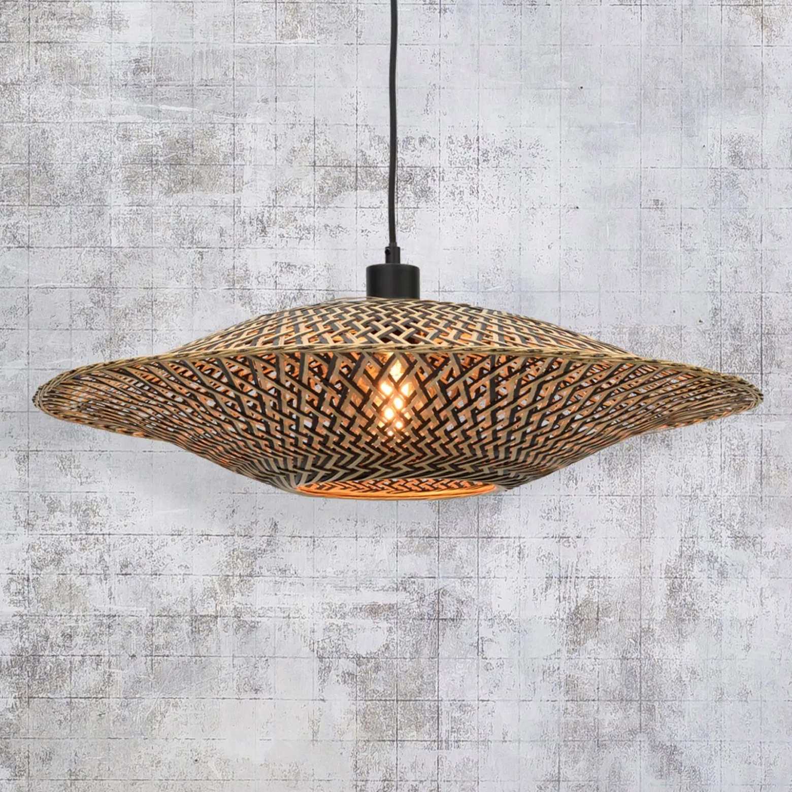 GOOD & MOJO Bali-riippuvalaisin, bambua, Ø 60 cm
