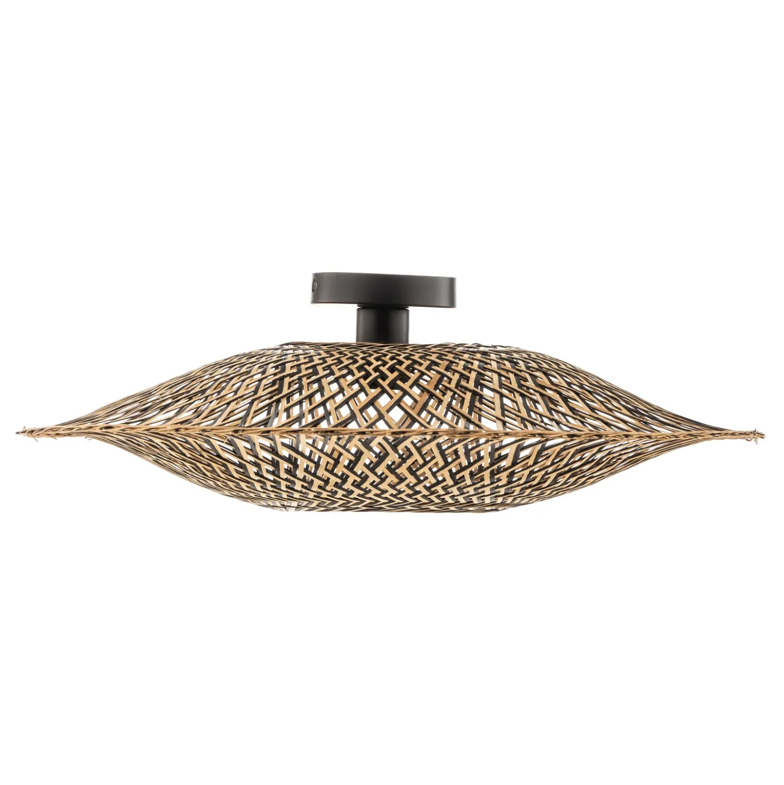 GOOD & MOJO kattovalaisin Bali, Ø 60 cm, musta/luonnollinen, bambu