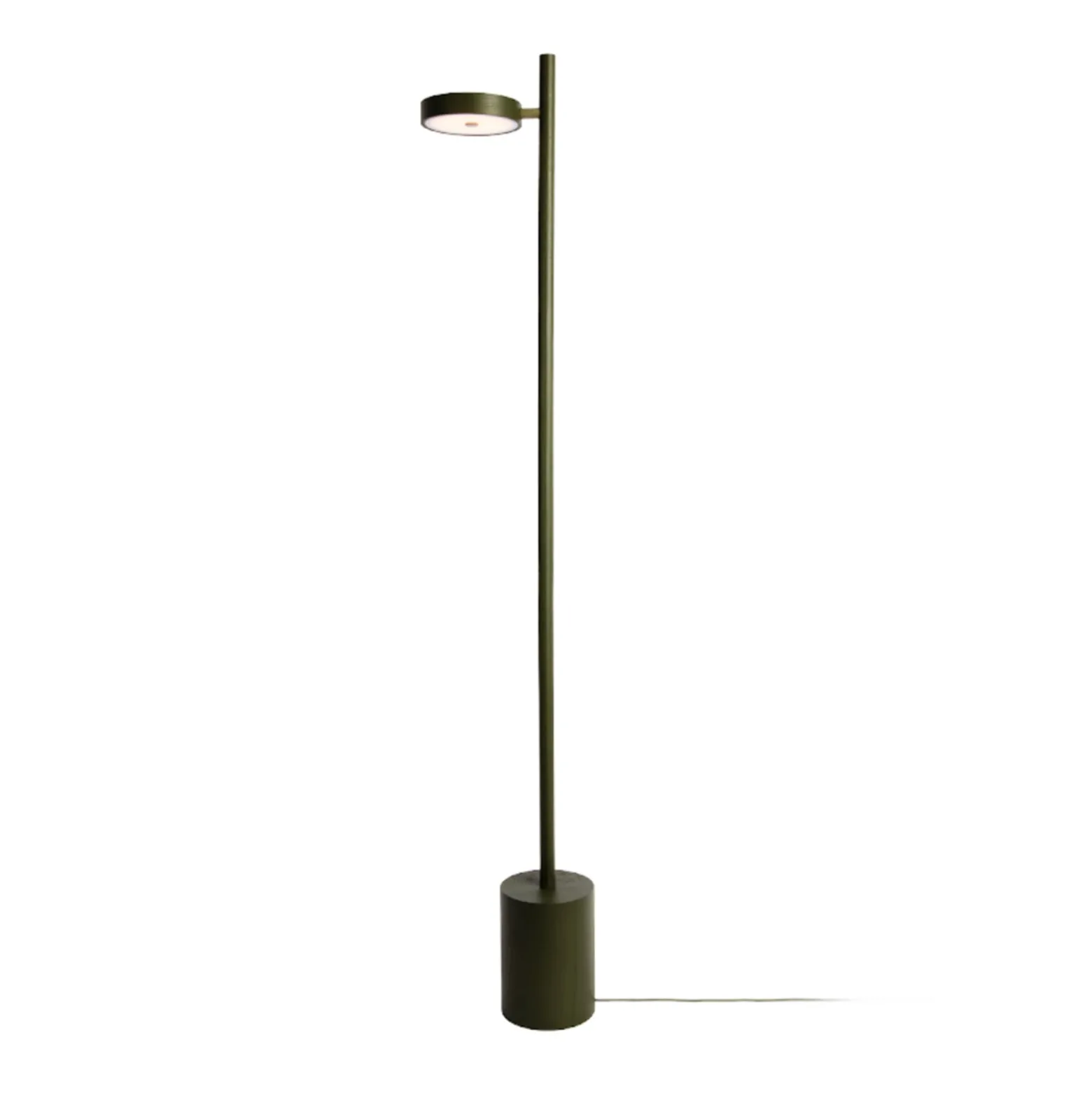 GOOD & MOJO LED-lattiavalo Okinawa, 1-lamppuinen, vihreä, 146 cm, puu