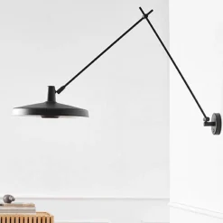 GRUPA Arigato seinä 1-valo 140cm Ø45cm musta