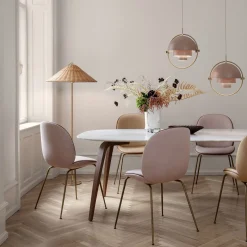 GUBI 9602 -lattiavalo, messinki, pajuvarjostin