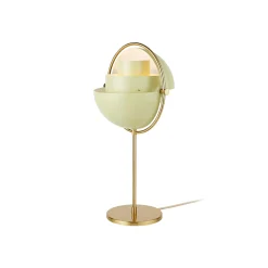 GUBI Multi-Lite pöytävalaisin, korkeus 50 cm, messinki/cremea