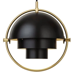 Gubi Multi-Lite riippuvalaisin, Ø 27 cm, messinki/musta