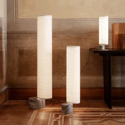 GUBI Unbound LED-lattiavalaisin 80 cm kankaalle