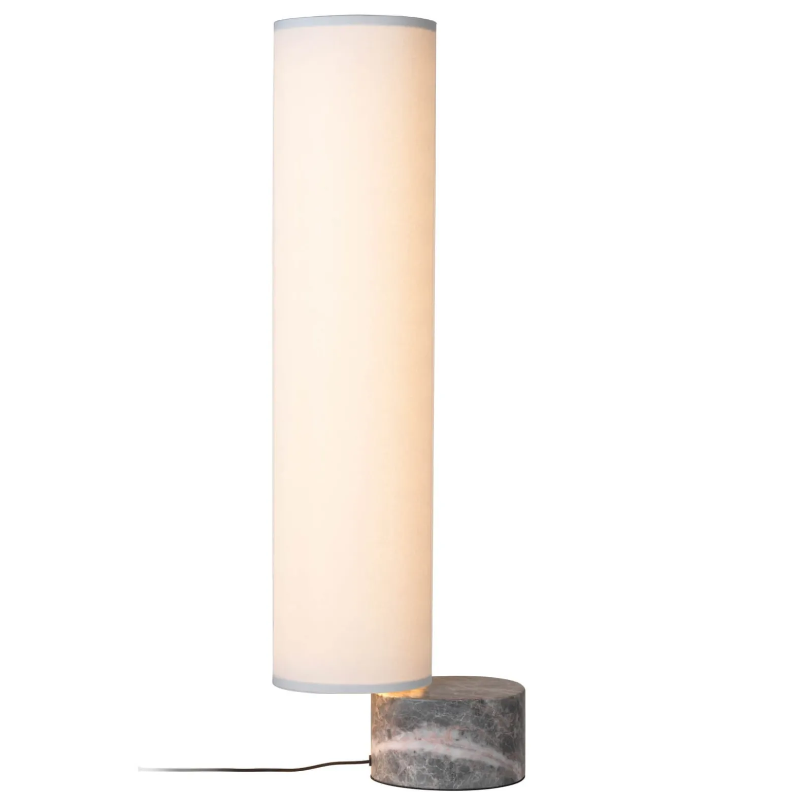 GUBI Unbound LED-lattiavalaisin 80 cm valkoinen