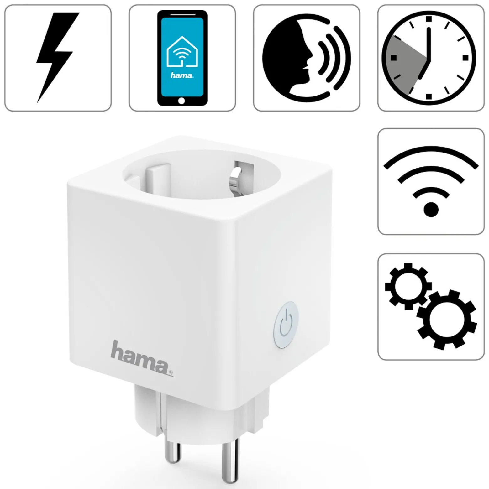 Hama Mini WLAN-pistorasia virtalaskuri/sovellusohj