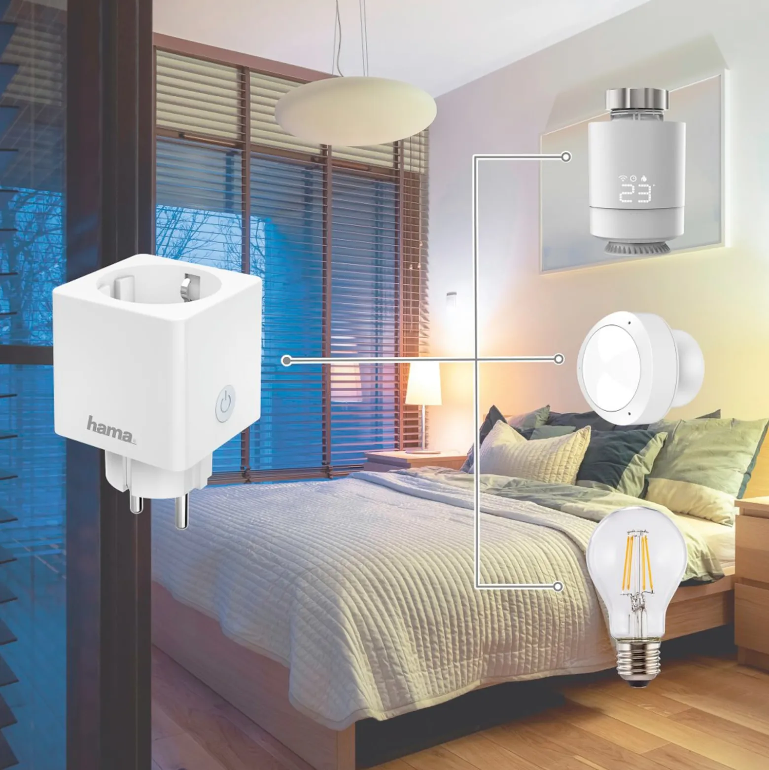 Hama Mini WLAN-pistorasia virtalaskuri/sovellusohj