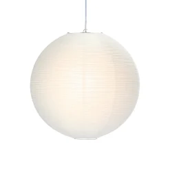 Haru-riippuvalaisin, valkoinen, Ø 50 cm, paperi, E27, valkoinen johto