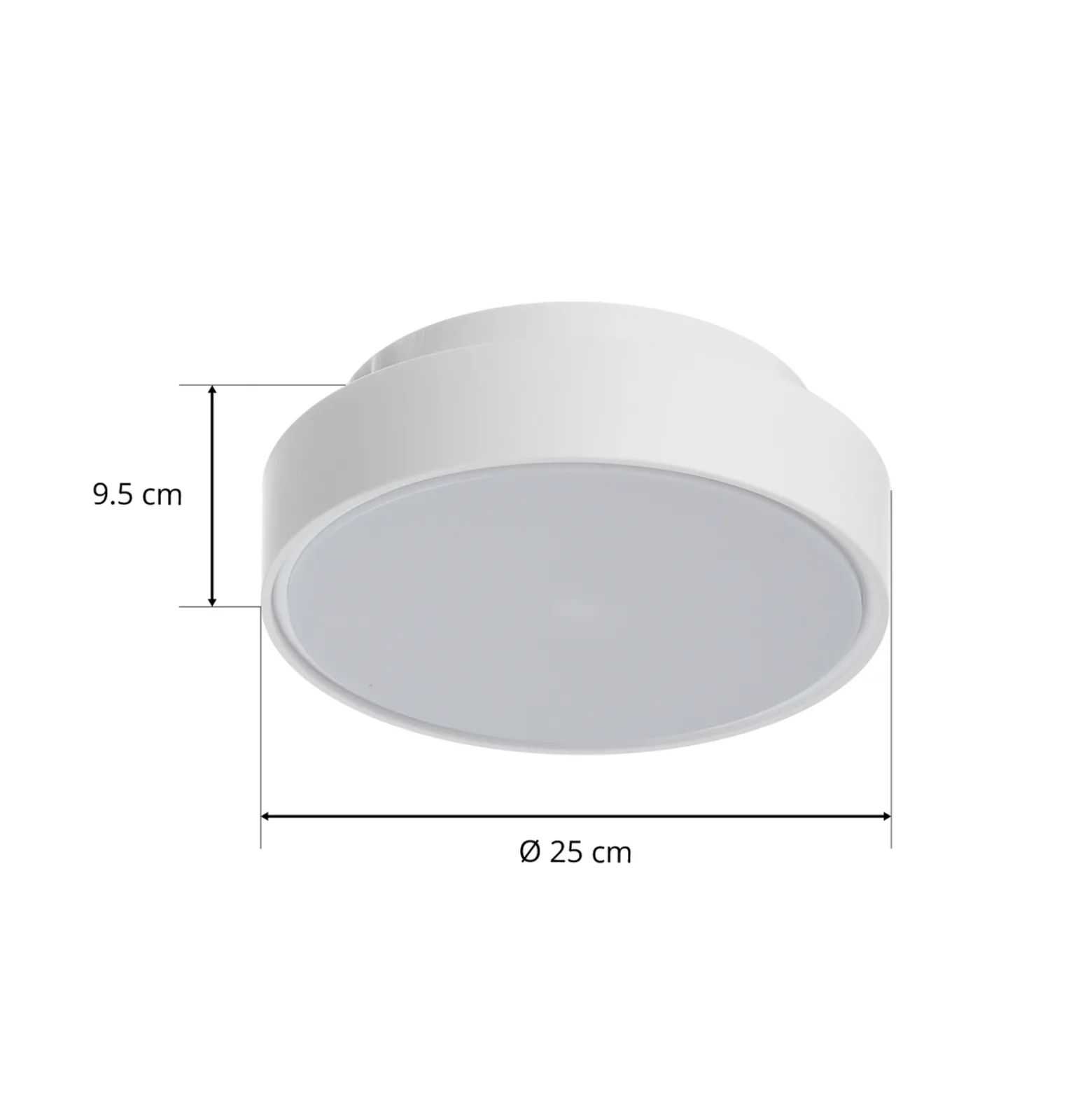 Hatton-LED-kattovalaisin IP65, 25 cm