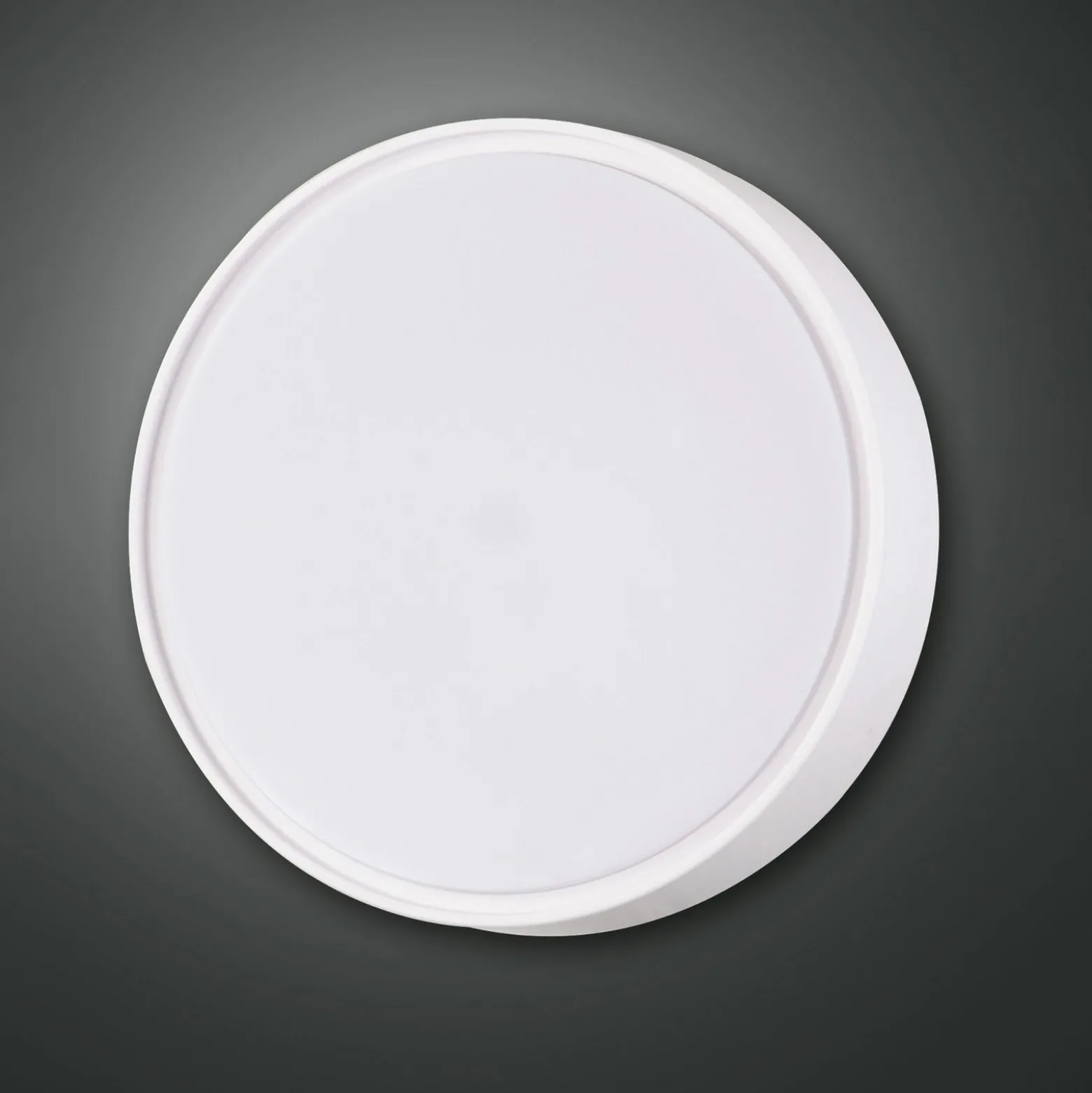 Hatton seinävalaisin, Ø 30 cm, anturi, 2 x E27, valkoinen, IP65