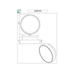 Hatton seinävalaisin, Ø 30 cm, 2 x E27, valkoinen, IP65