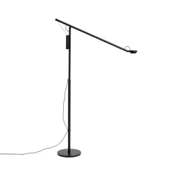 HAY LED-lattiavalo Fifty-Fifty, musta, korkeus 135 cm, himmennettävä
