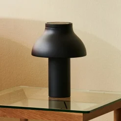 HAY PC-pöytävalaisin alumiinia, musta, korkeus 33 cm