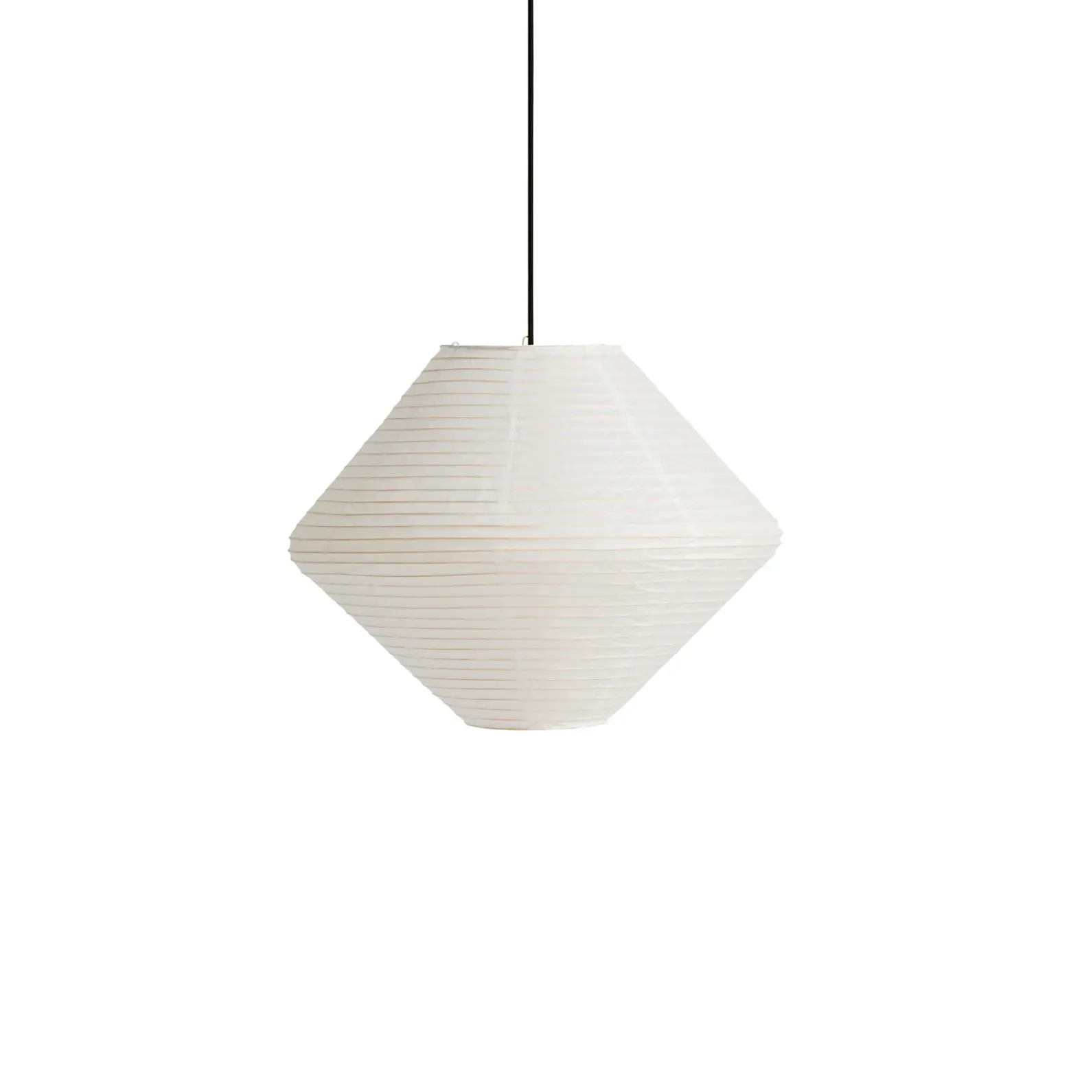 HAY-varjostin Diamond, halkaisija 50 cm, valkoinen, paperi/bambu