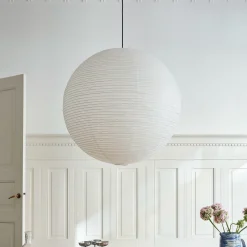 HAY-varjostin Paper Shade, halkaisija 50 cm, valkoinen – ilman johtosarjaa