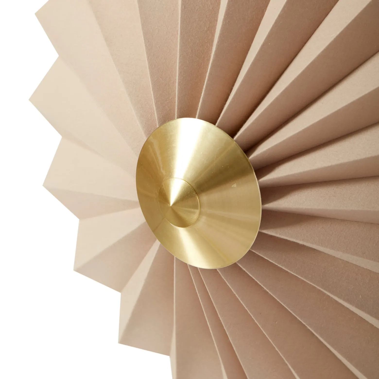 HÜBSCH Pliss seinävalaisin, beige, rauta, kangas, E27, kaapeli