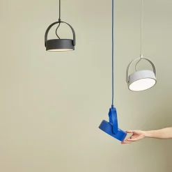 HÜBSCH Stage LED-riippuvalaisin, musta, rauta, 3 000 K
