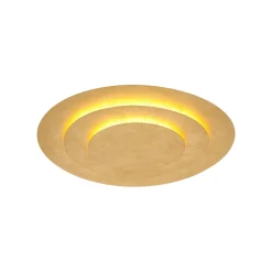 Heda LED-kattovalaisin, Ø 49 cm, kullanvärinen, metallia