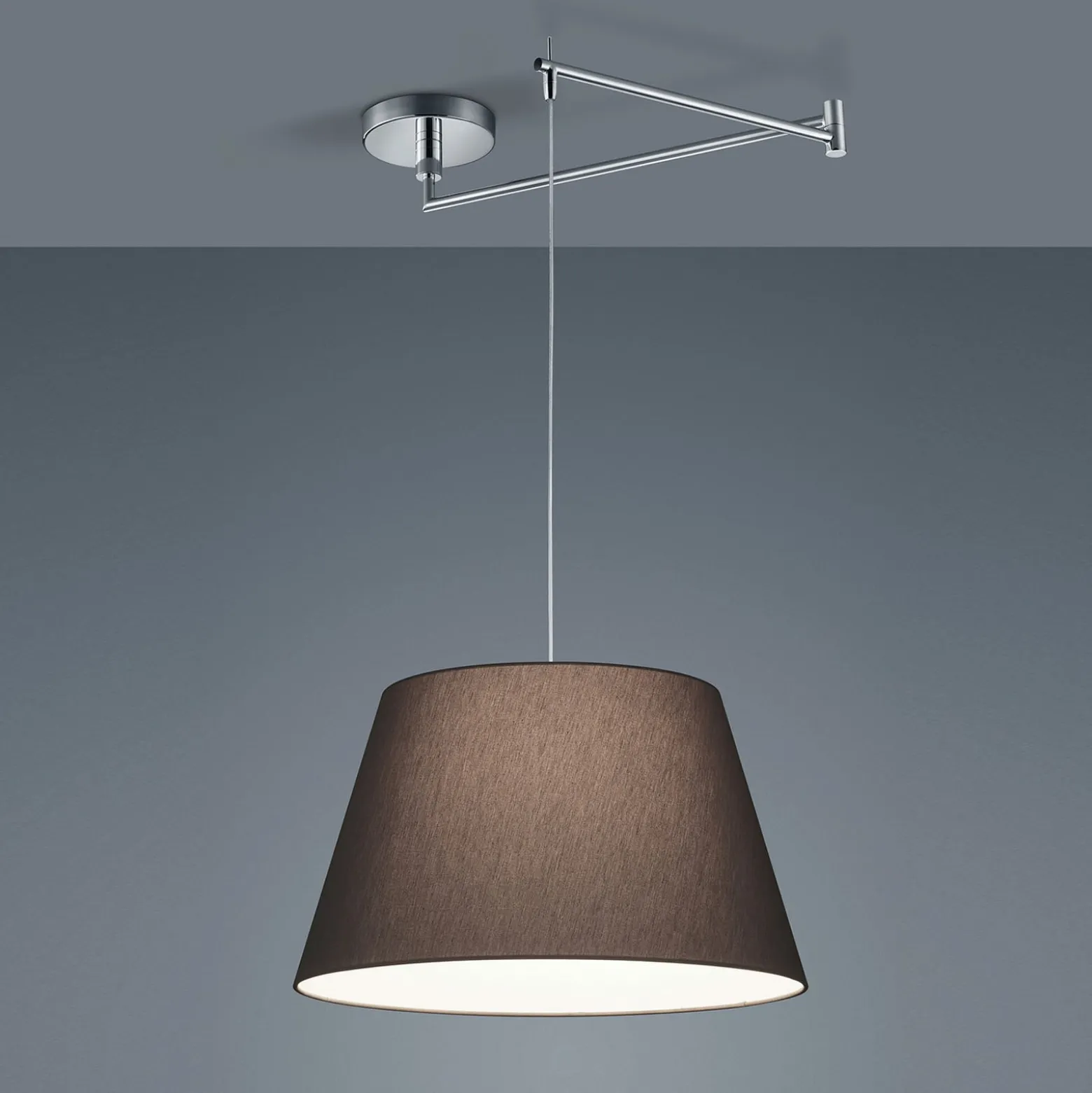 Helestra Certo -valo kartio 1-lamp. antrasiitti