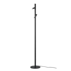 Helestra Coni-LED-lattiavalo 2 spottia 160cm musta