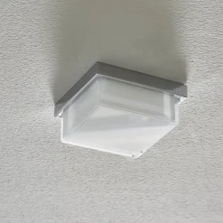 Helestra Cosi -LED-kattovalaisin, kromi 11x11 cm