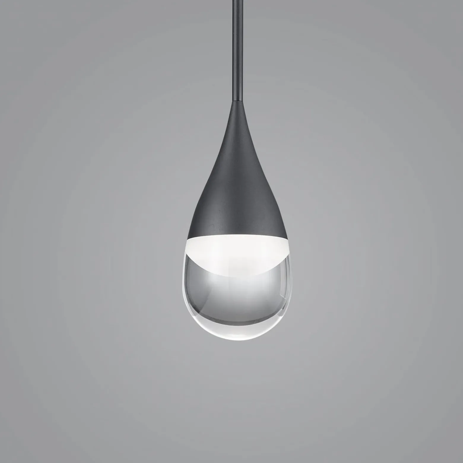 Helestra Deep -LED-riippuvalaisin, mattamusta