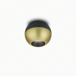 Helestra Eto-LED-kattospotti Ø10cm 927 kulta-musta