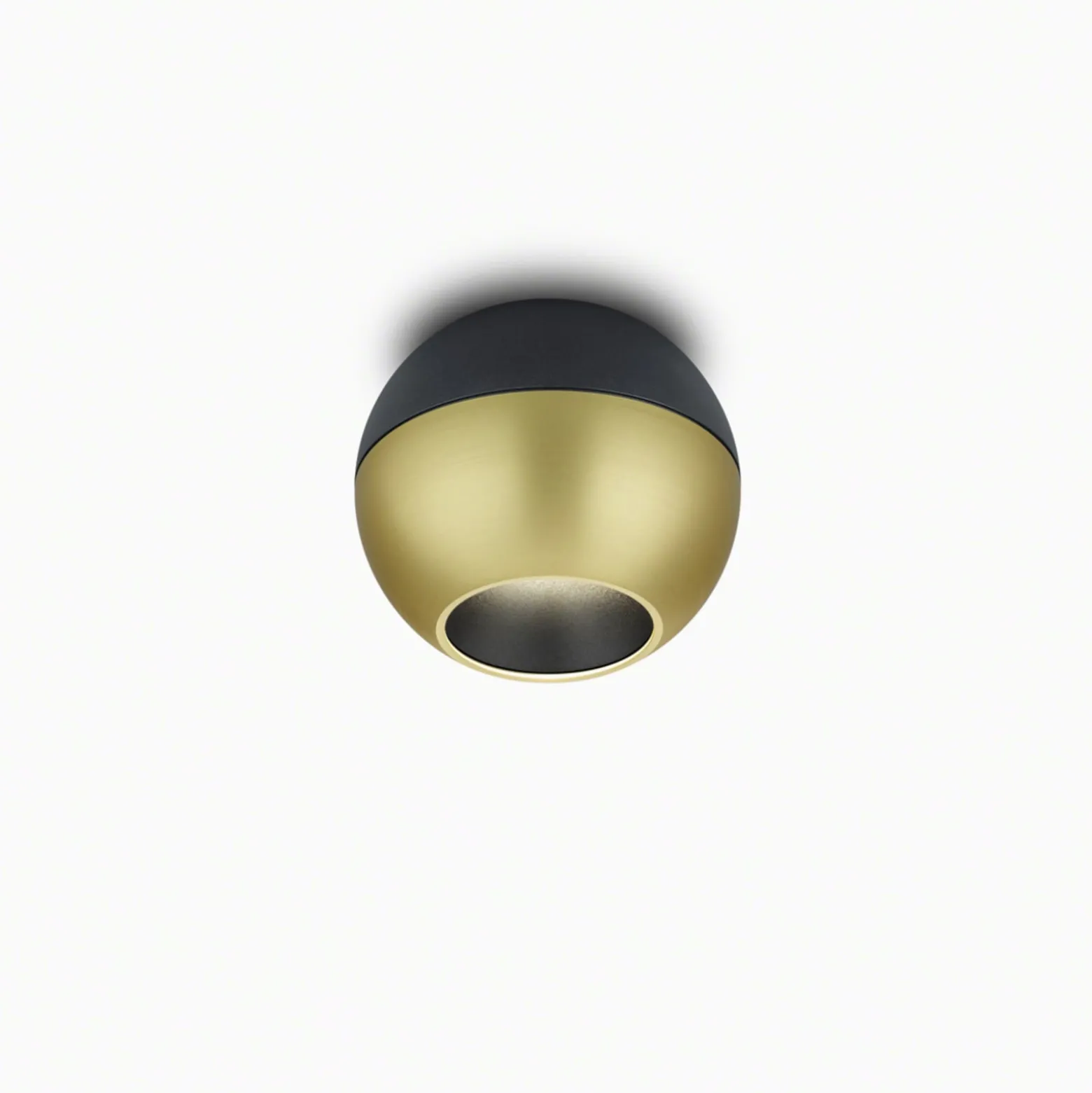 Helestra Eto-LED-kattospotti Ø10cm 927 kulta-musta
