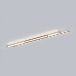 Helestra LED-kattovalaisin LEDA, ruskea, pituus 150 cm, himmennettävä