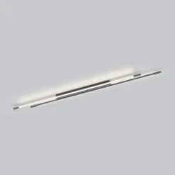 Helestra LED-kattovalaisin LEDA, titaaninharmaa, 150 cm, himmennettävä