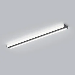 Helestra LED-peililamppu LOOM, pituus 120 cm, musta, IP44