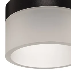 Helestra Liv -LED-kattovalaisin, satinoitu, Ø15cm