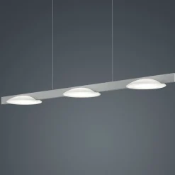 Helestra Pole -LED-riippuvalaisin 3-lamp. nikkeli