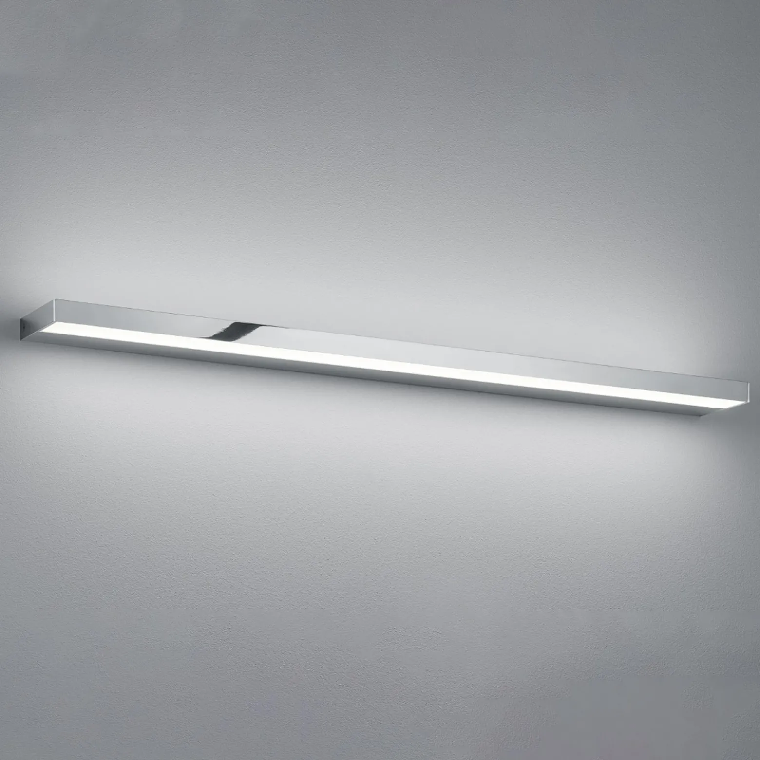 Helestra Slate LED-seinävalaisin, kromi, 90 cm