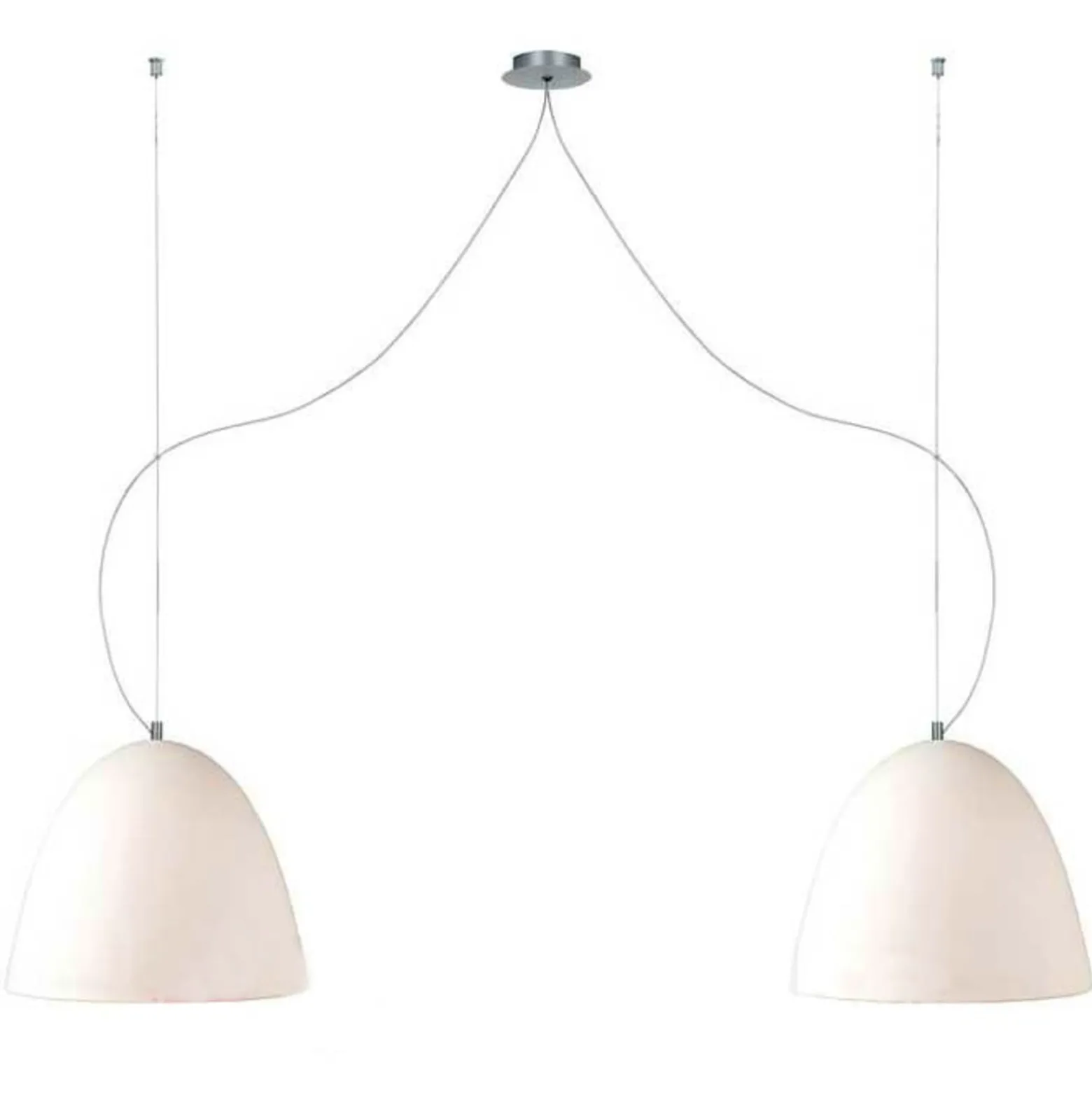 Hiekanvärinen BELL-riippuvalaisin 21 cm, 2-osainen