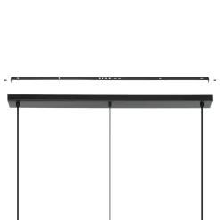 Hykeham-riippuvalaisin, pituus 91 cm, luonnonvalo, 3-valo, bambu