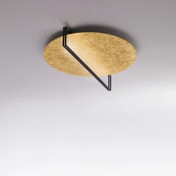 ICONE Essenza kattovalaisin 927 Ø70cm kulta/musta