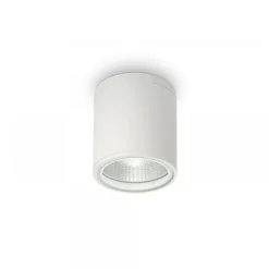 Ideal Lux kattovalaisin Gun, valkoinen, alumiini, IP44, GU10