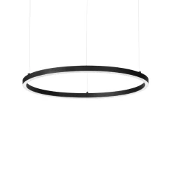 Ideal Lux LED-riippuvalaisin Oracle Slim Ø 70 cm musta 3000 K