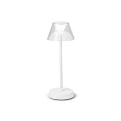 Ideal Lux Lolita-LED-terassivalaisin, akku, valk.