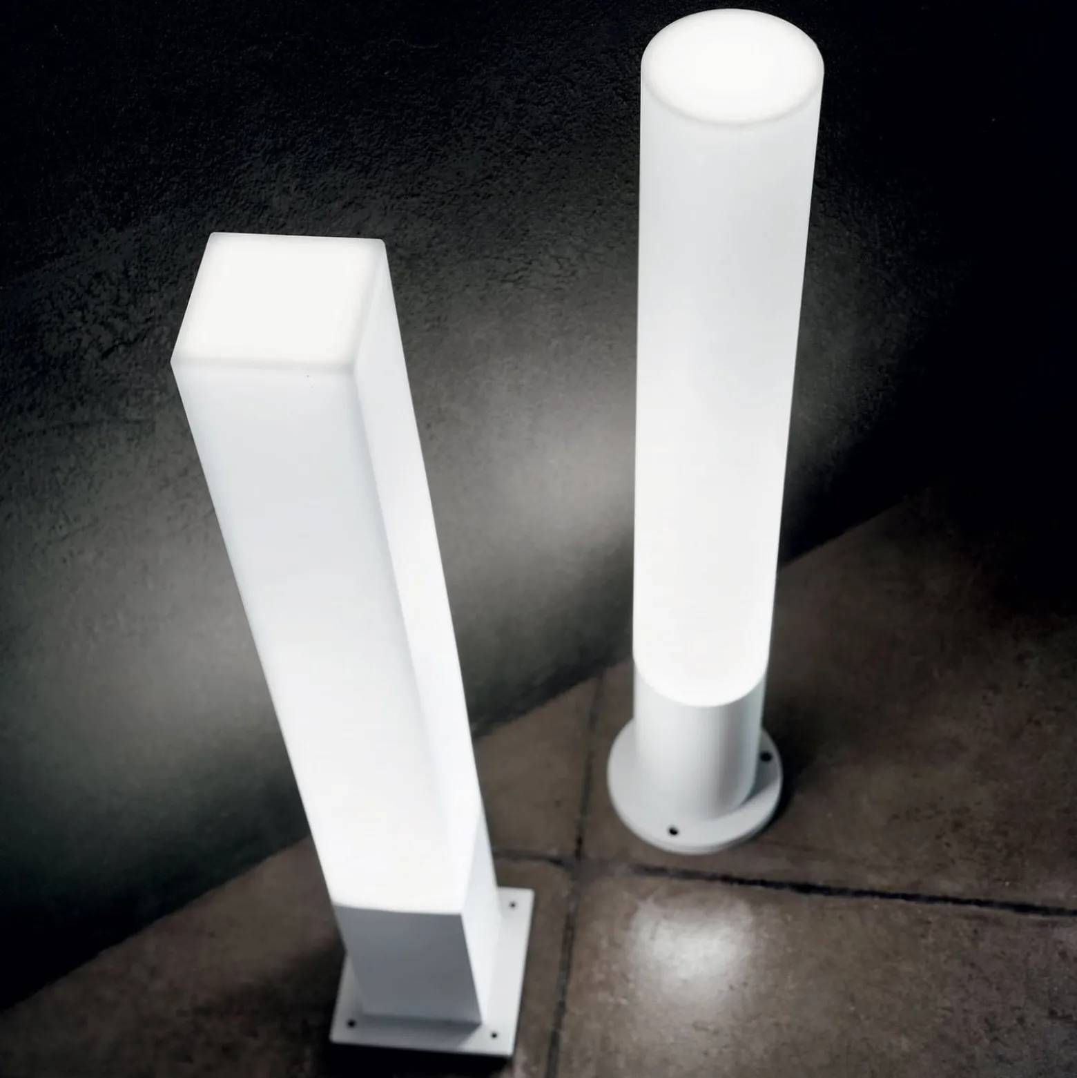 Ideal Lux pylväsvalaisin Edo square, valkoinen, GX53