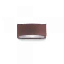 Ideal Lux ulkoseinälamppu Andromeda kahvi, leveys 22 cm, alumiini