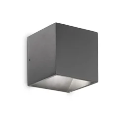 Ideal Lux ulkoseinävalaisin Rubik antrasiitti alumiini 10 cm 4,000 K