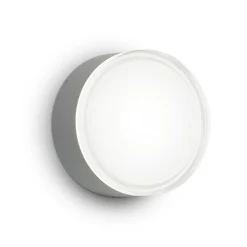 Ideal Lux ulkoseinävalaisin Urano antrasiitti alumiini Ø 16 cm