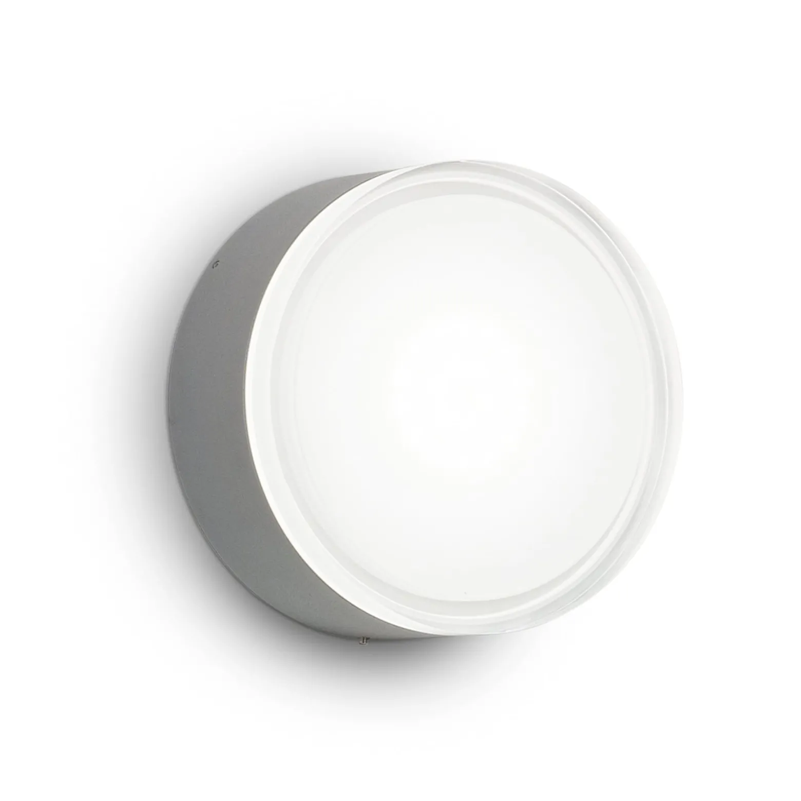 Ideal Lux ulkoseinävalaisin Urano antrasiitti alumiini Ø 16 cm