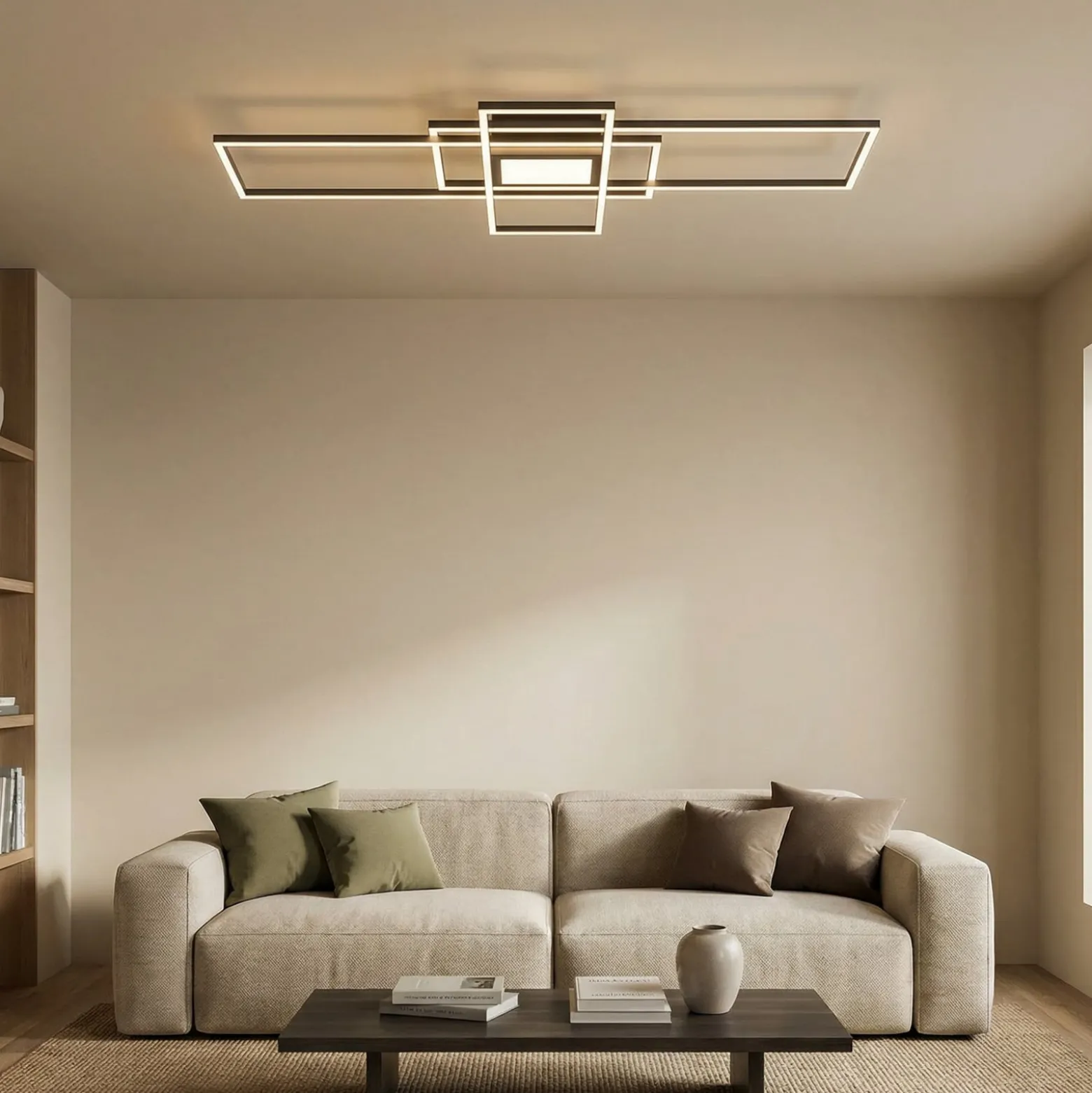 Irvine LED-kattovalaisin 3 000-6 500 K, antrasiittia