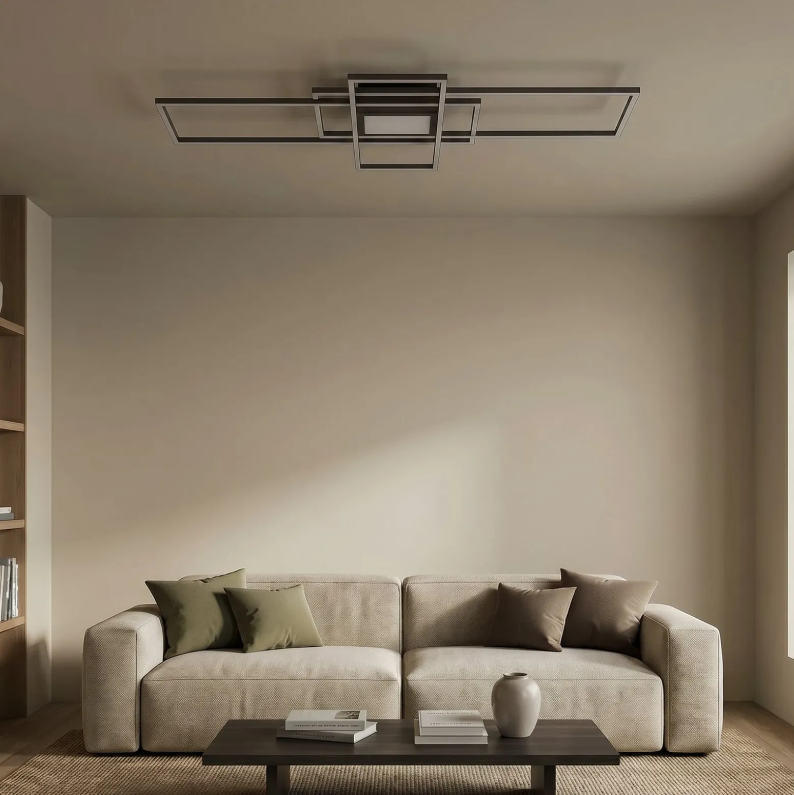 Irvine LED-kattovalaisin 3 000-6 500 K, antrasiittia