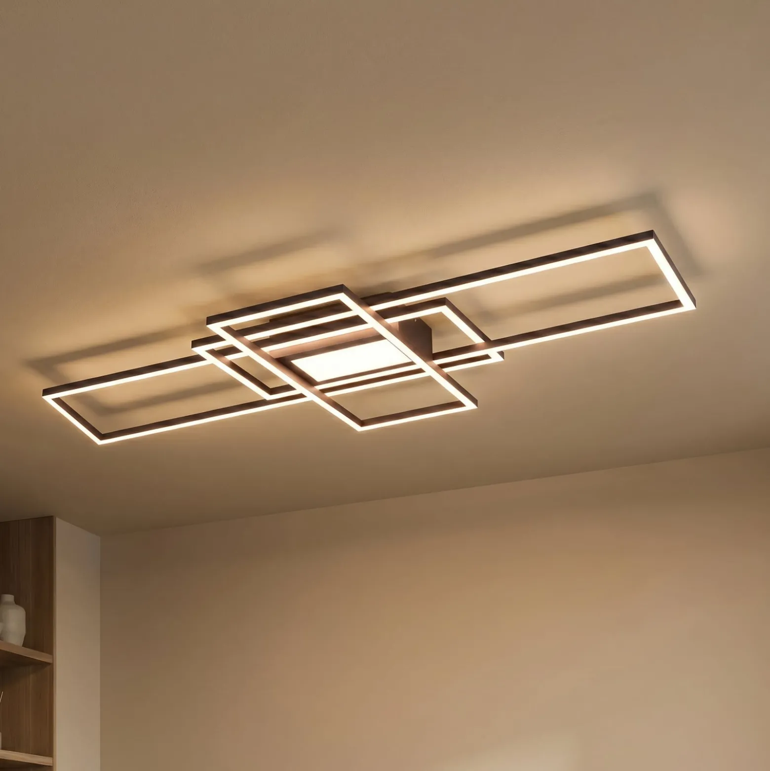 Irvine LED-kattovalaisin 3 000-6 500 K, antrasiittia