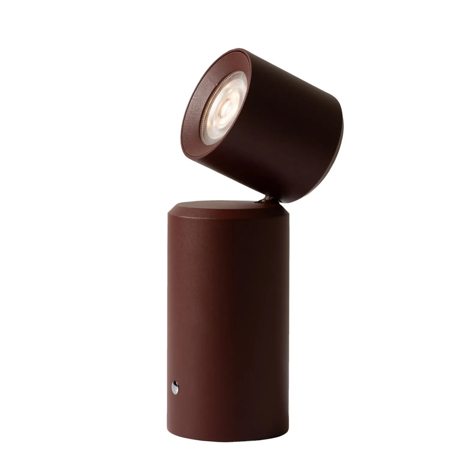 It's about RoMi LED-akkupöytälamppu Milan, tummanpunainen, 19 cm