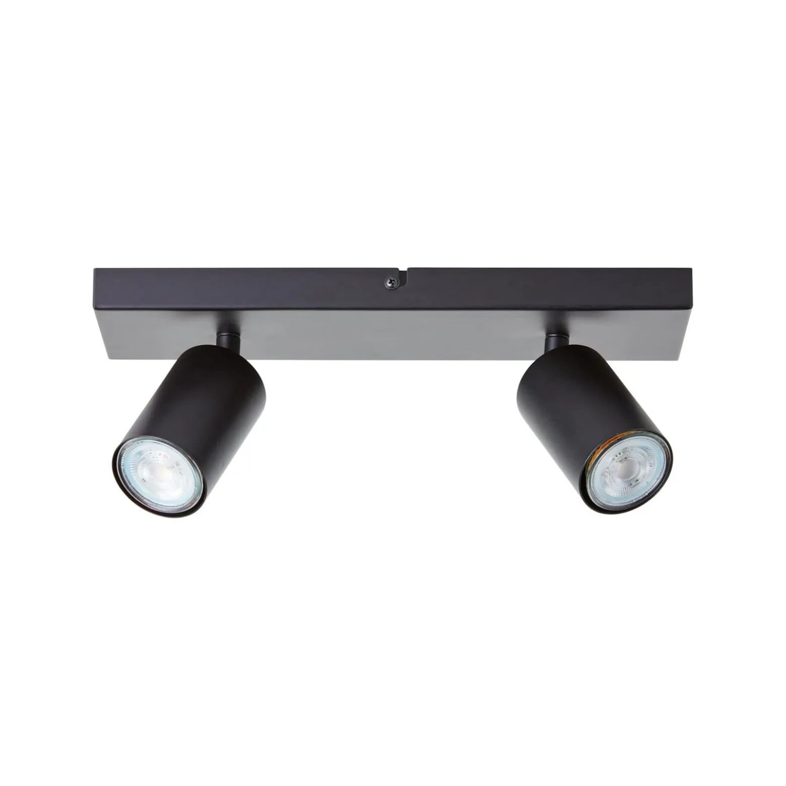 Jello kattovalaisin, pituus 32 cm, musta, 2-valoinen, metallia